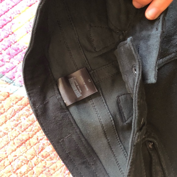 $750 True Religion Suede Leather leggings pants 24 - Picture 8 of 8